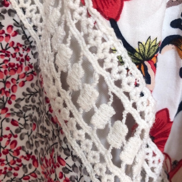 Vintage Boho Floral Lace Crochet Maxi Skirt Small - Picture 5 of 13